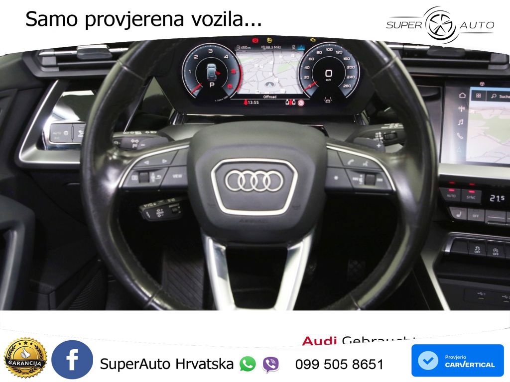 Audi A3 35 TDI (150 KS) S tronic LED+GR SJED+ACC