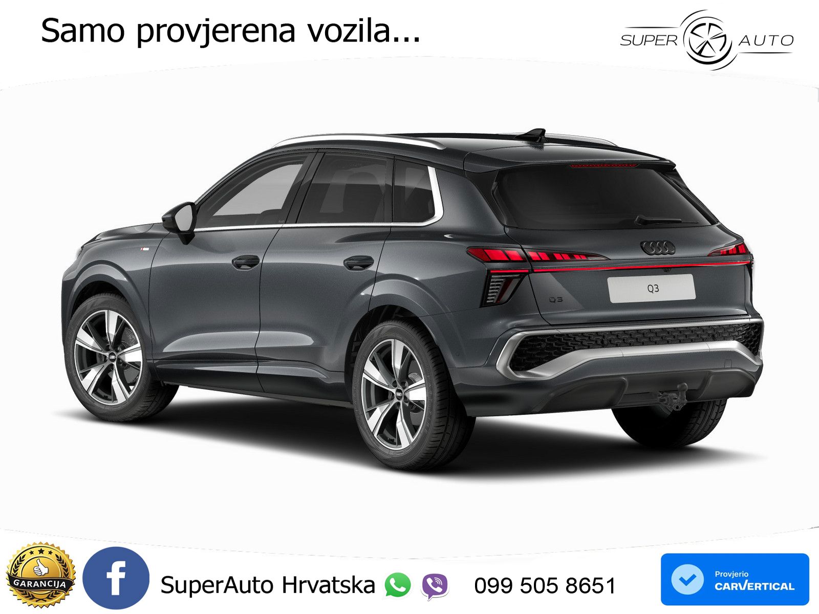 Audi Q3 1.5 TFSI (150 KS) S tronic S line LED+GR SJED+ACC