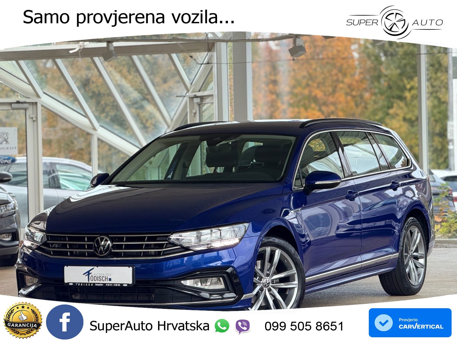 Volkswagen Passat Variant 2.0 TDI (200 KS) DSG R-Line LED+GR SJED+ACC