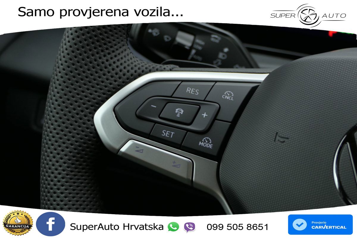 Volkswagen T-Roc 1.5 eTSI (150 KS)  DSG R-Line LED+GR SJED+ACC