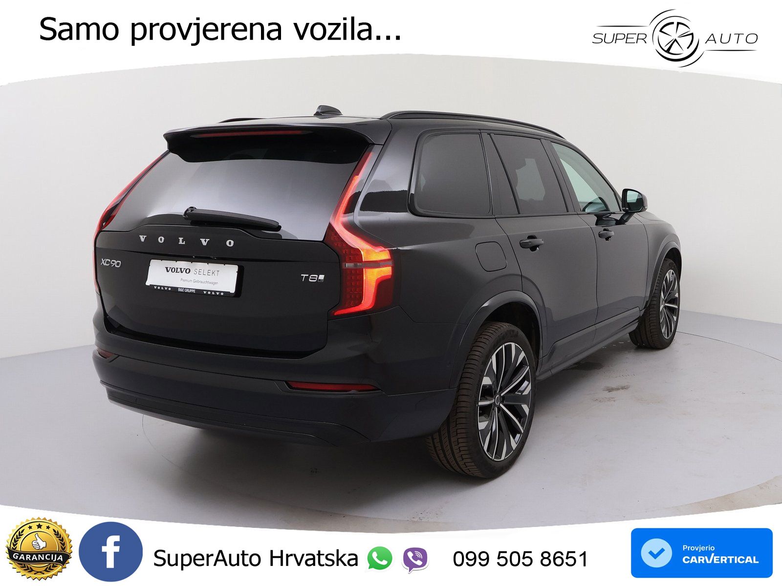 Volvo XC90 2.0 T8 AWD Automatic ACC+HEAD+4xGR SJED+360+PANO