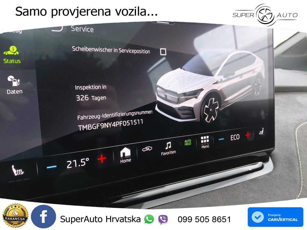 Škoda Enyaq iV RS 82 kWh (299 KS) AWD Lounge LED+GR SJED+ACC