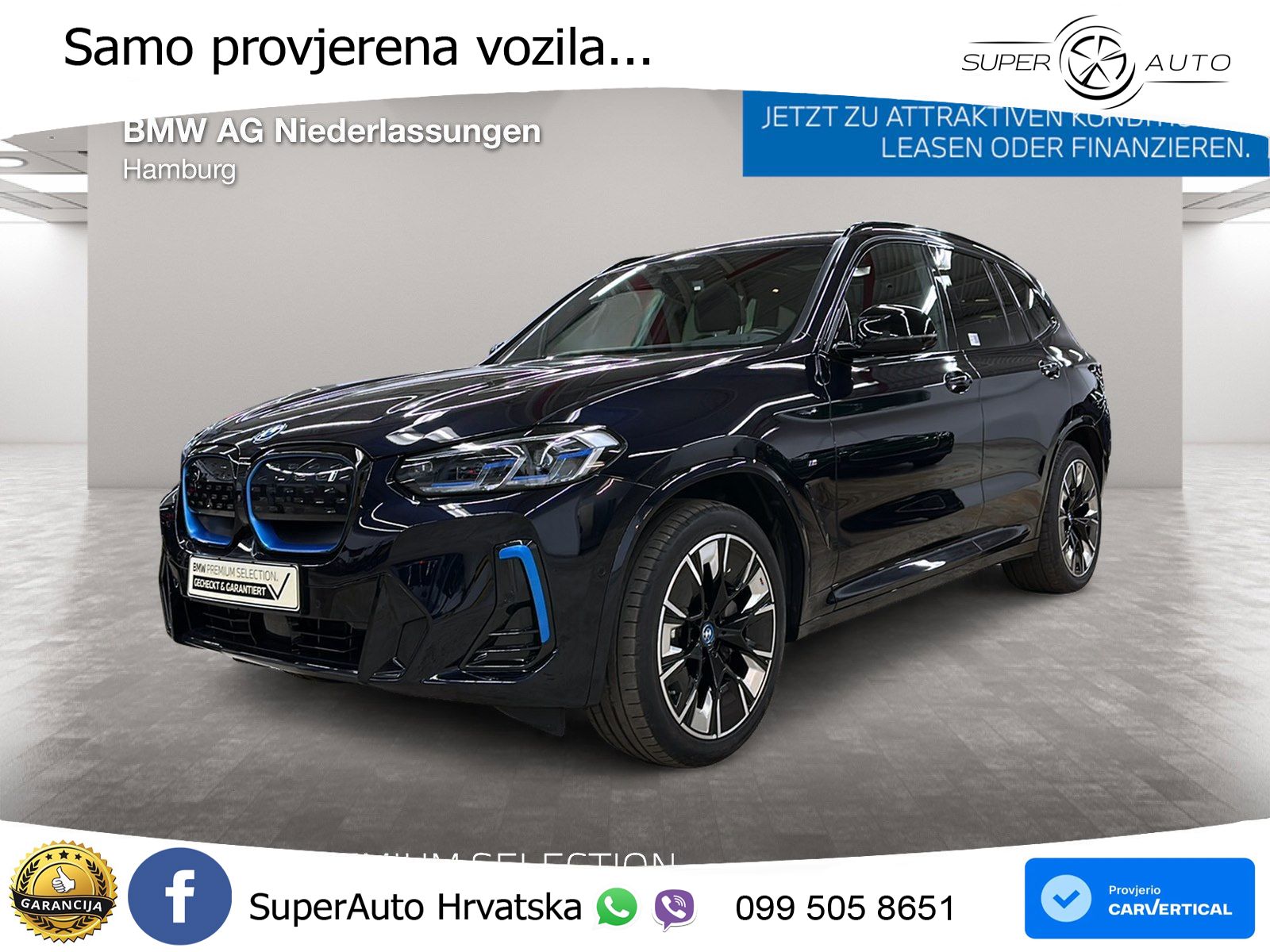 BMW iX3 80 kWh (286 KS)