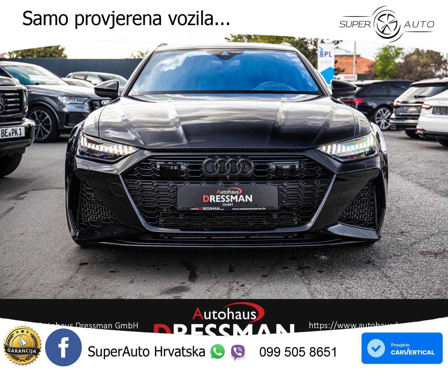 Audi RS6 Avant 4.0 TFSI V8 (600 KS) quattro Tiptronic Kuka LED+GR SJED+ACC