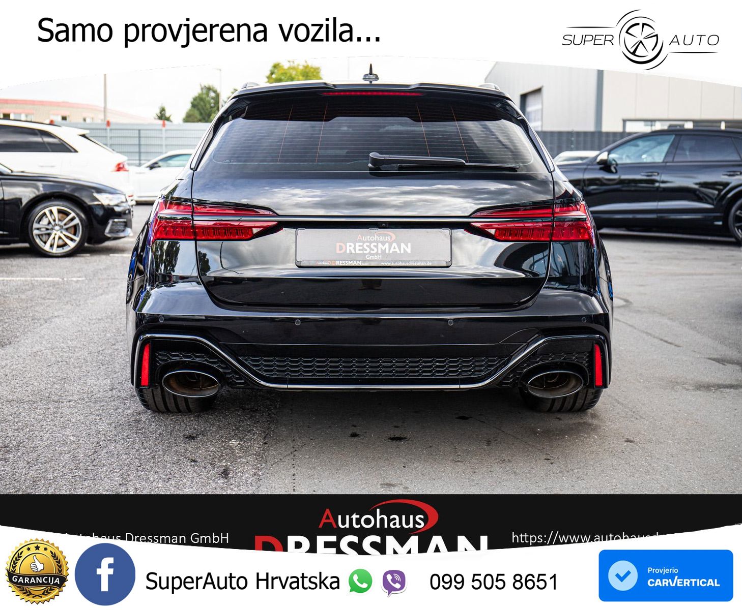 Audi RS6 Avant 4.0 TFSI V8 (600 KS) quattro Tiptronic Kuka LED+GR SJED+ACC