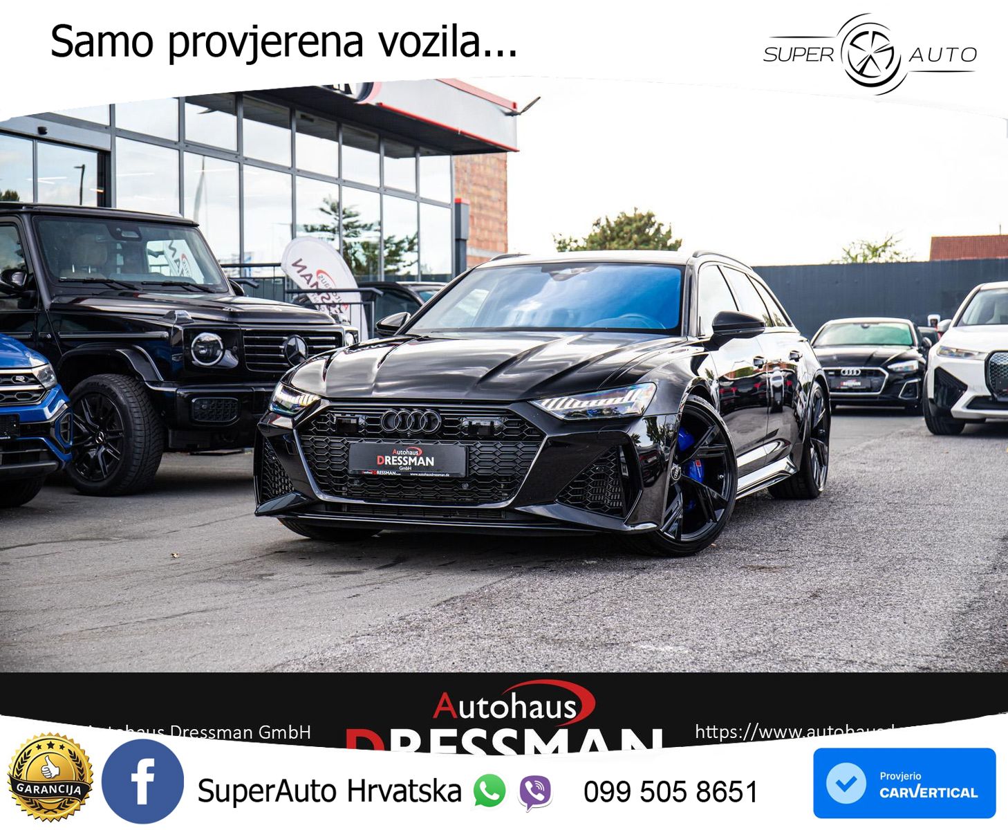 Audi RS6 Avant 4.0 TFSI V8 (600 KS) quattro Tiptronic Kuka LED+GR SJED+ACC