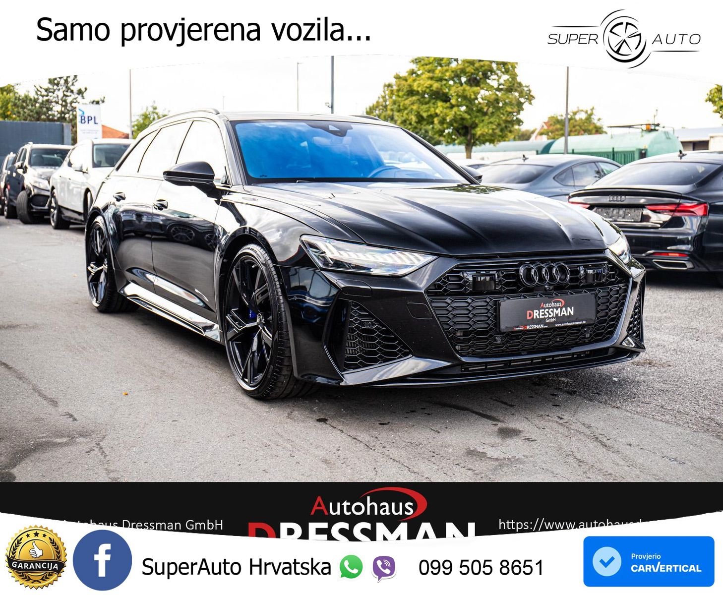 Audi RS6 Avant 4.0 TFSI V8 (600 KS) quattro Tiptronic Kuka LED+GR SJED+ACC