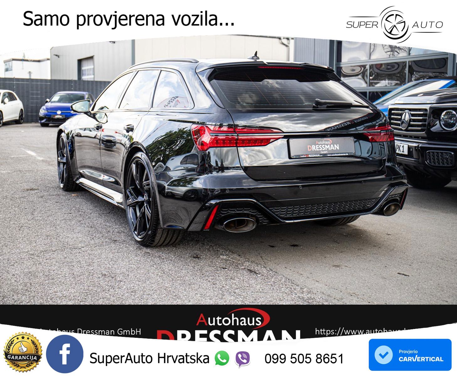 Audi RS6 Avant 4.0 TFSI V8 (600 KS) quattro Tiptronic Kuka LED+GR SJED+ACC