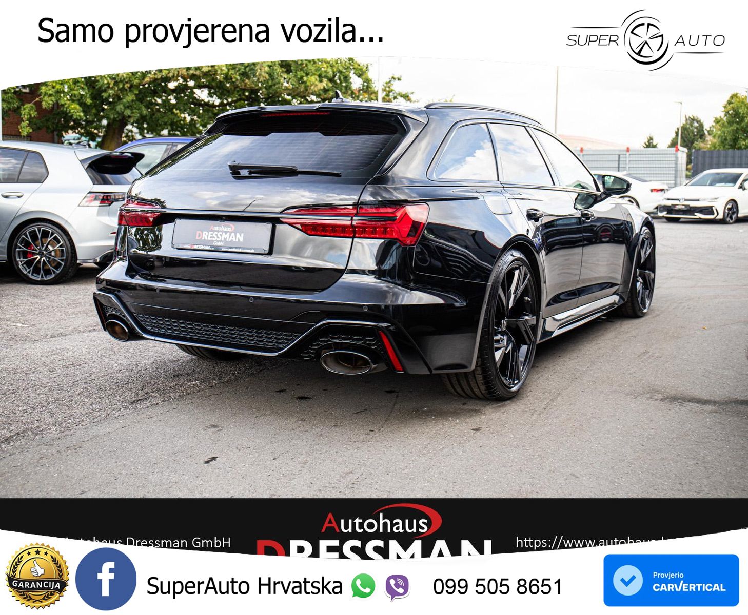 Audi RS6 Avant 4.0 TFSI V8 (600 KS) quattro Tiptronic Kuka LED+GR SJED+ACC