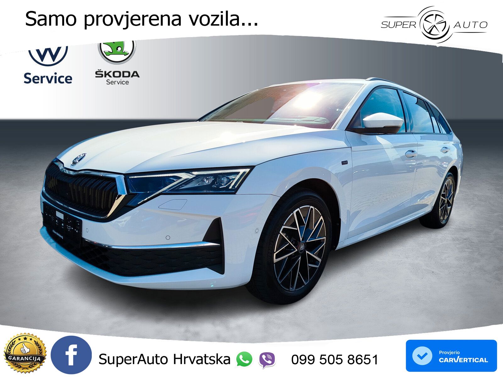 Škoda Octavia Combi 2.0 TDI (150 KS) DSG LED+GR SJED+ACC