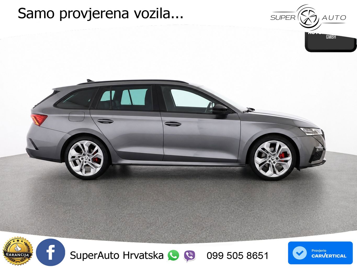 Škoda Octavia Combi RS 2.0 TDI (200 KS) DSG LED+GR SJED+ACC
