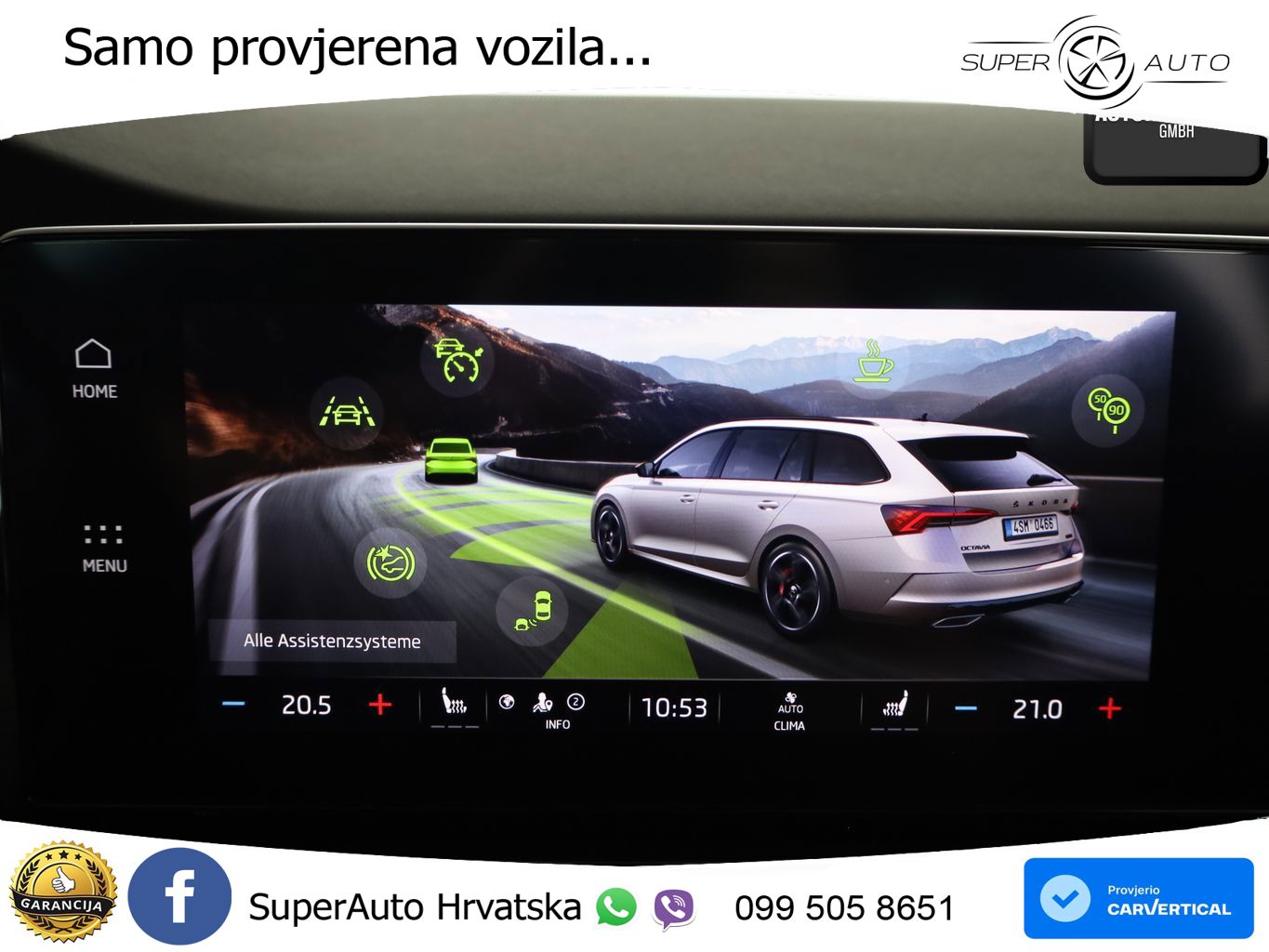 Škoda Octavia Combi RS 2.0 TDI (200 KS) DSG LED+GR SJED+ACC