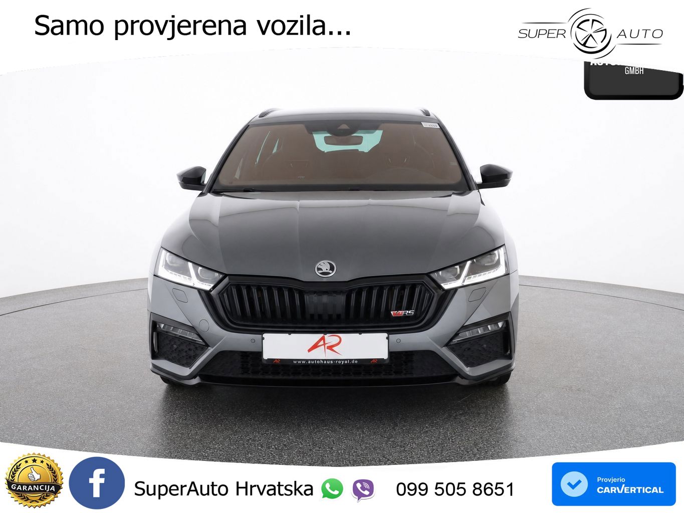 Škoda Octavia Combi RS 2.0 TDI (200 KS) DSG LED+GR SJED+ACC