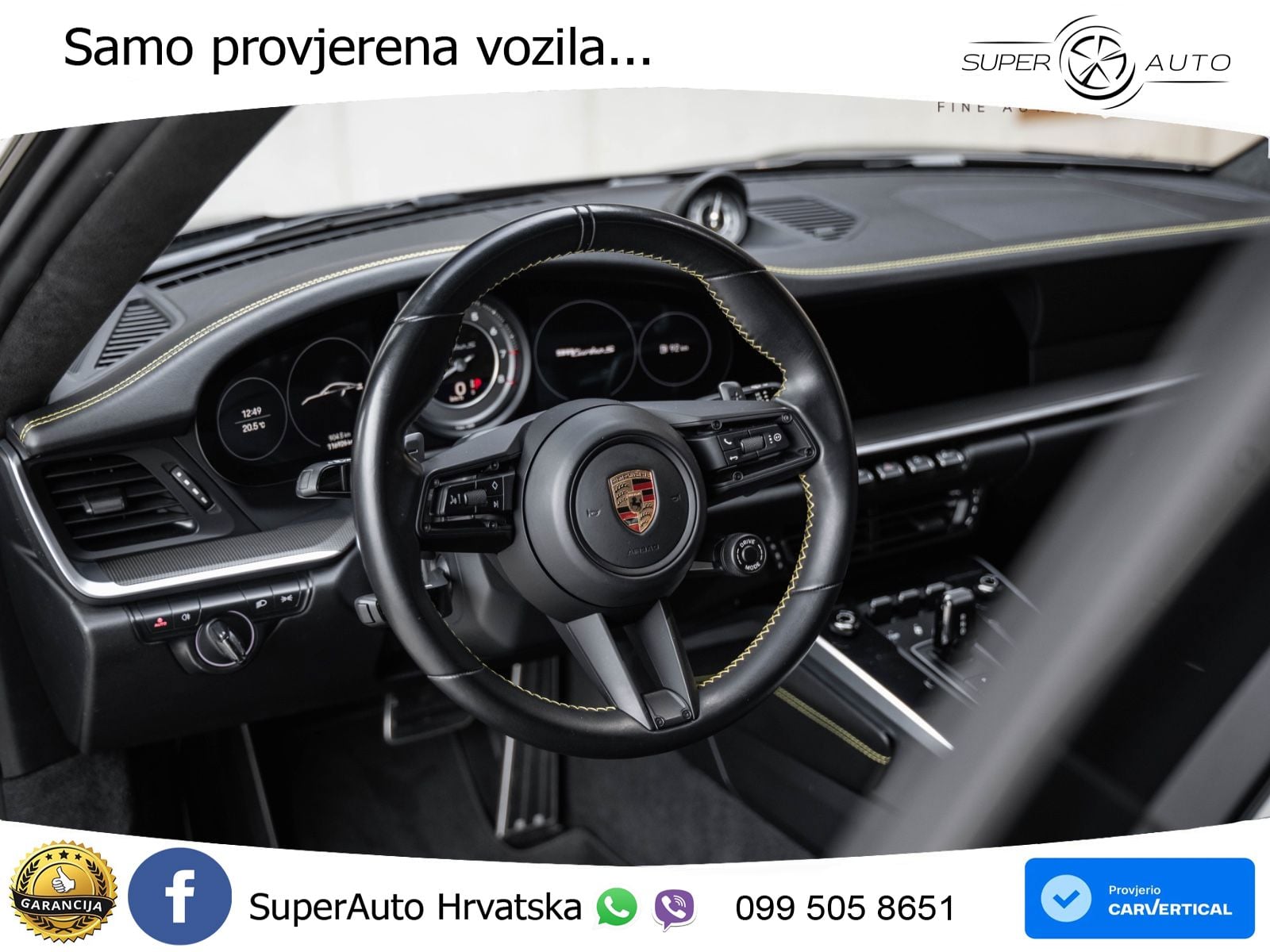 Porsche 911 Turbo S 3.8 (650 KS) PDK LED+GR SJED+ACC