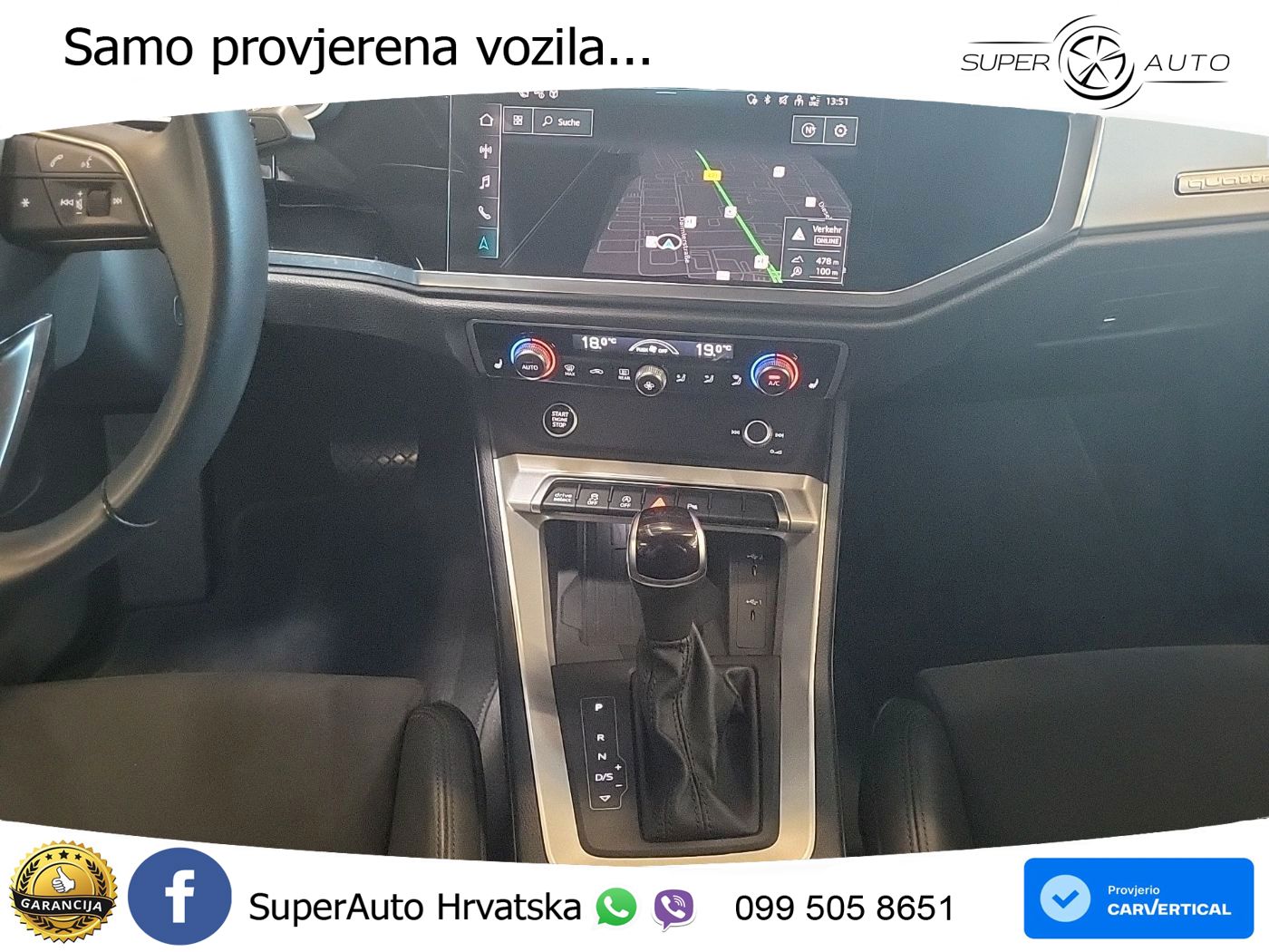 Audi Q3 40 TDI (200 KS) quattro S tronic S line LED+GR SJED+ACC