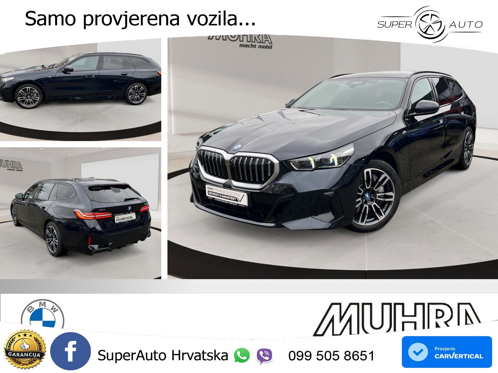 BMW 550e Touring (489 KS) xDrive Steptronic M Sport ACC+HEAD+4xGR SJED+360+PANO