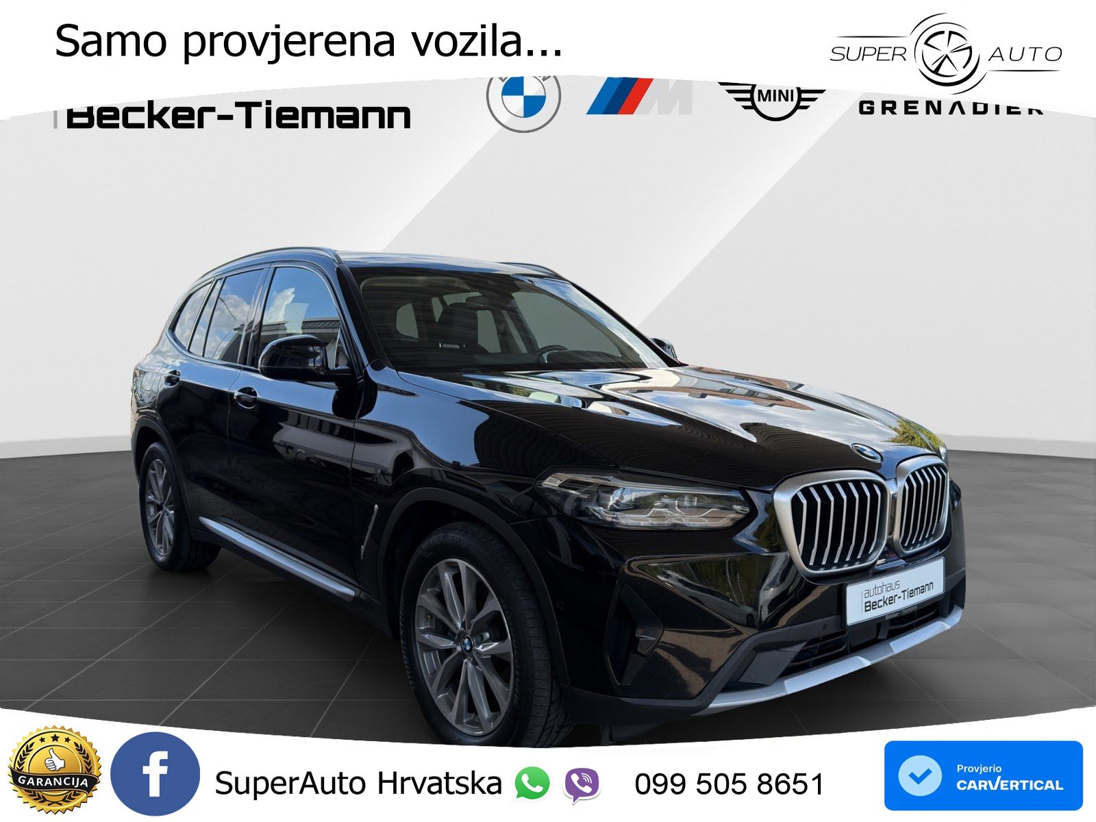 BMW X3 20d xDrive Steptronic LED+GR SJED+ACC