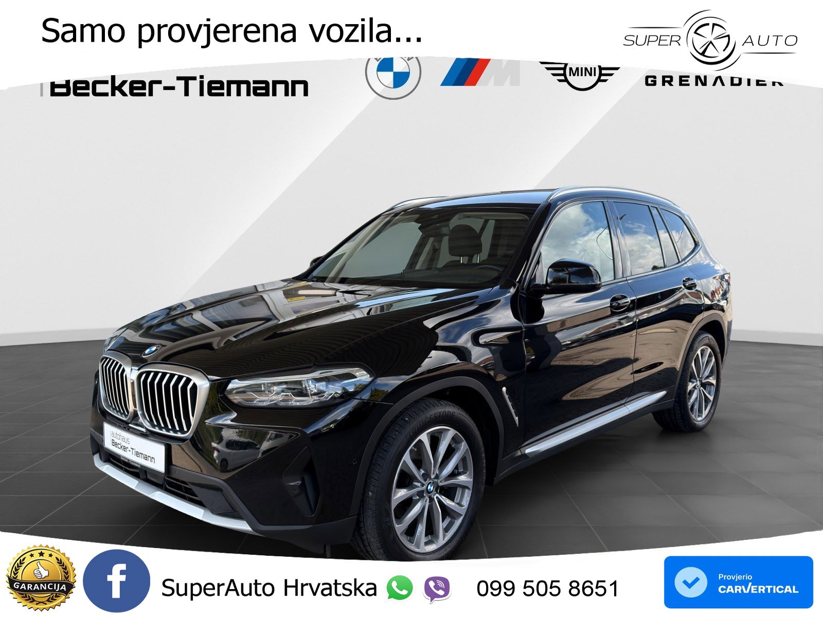 BMW X3 20d xDrive Steptronic LED+GR SJED+ACC
