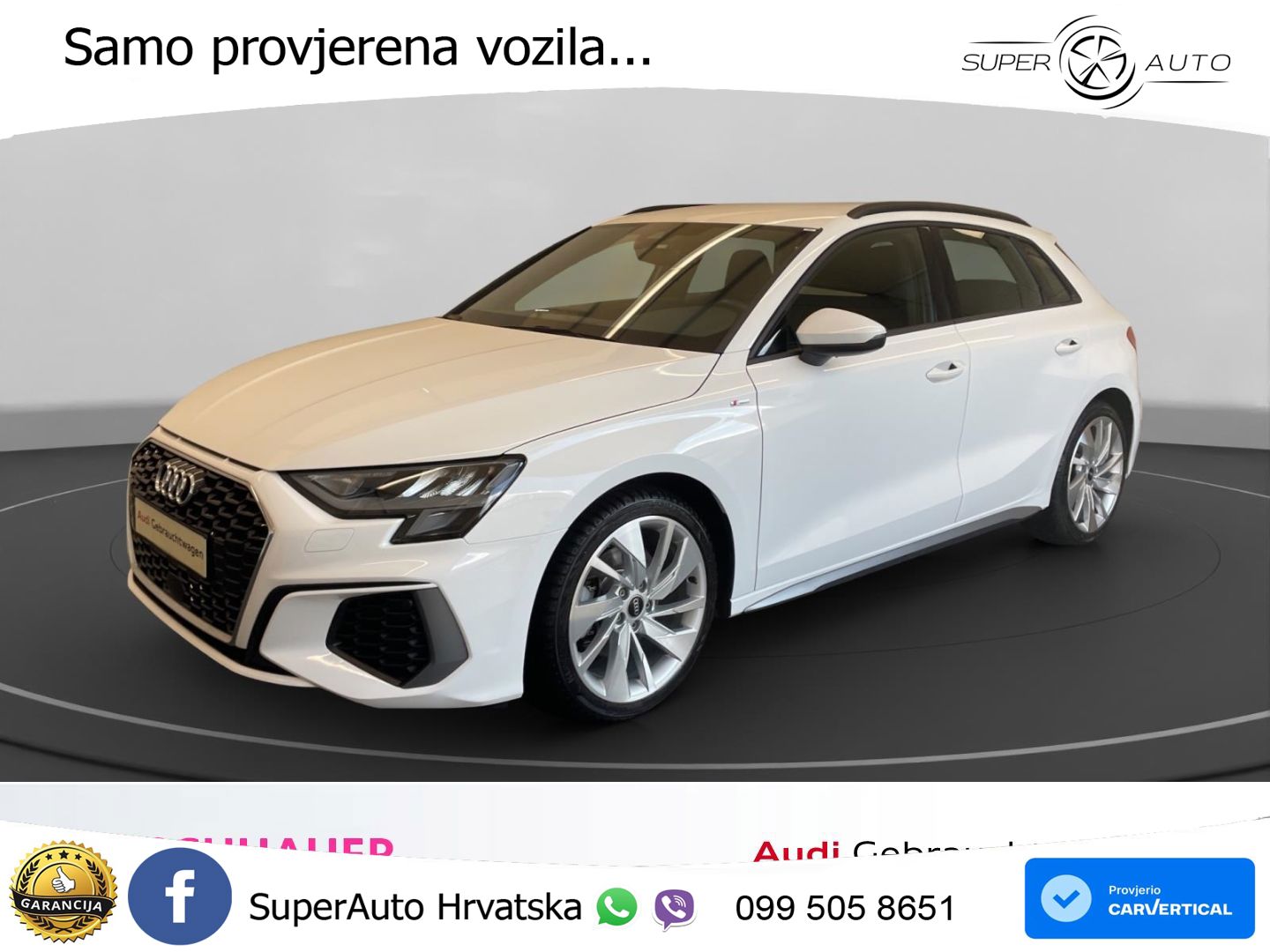 Audi A3 40 TFSI (190 KS) quattro S tronic S line