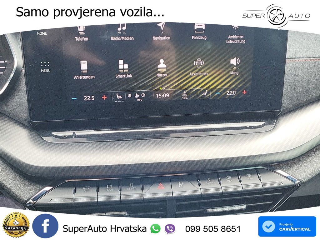 Škoda Octavia Combi RS 2.0 TSI (245 KS) DSG LED+GR SJED+ACC