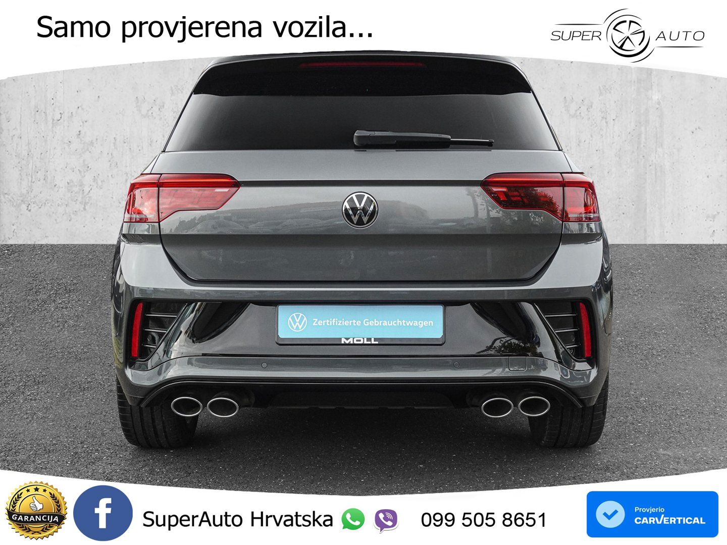 Volkswagen T-Roc R 2.0 TSI (300 KS) OPF 4M DSG LED+GR SJED+ACC