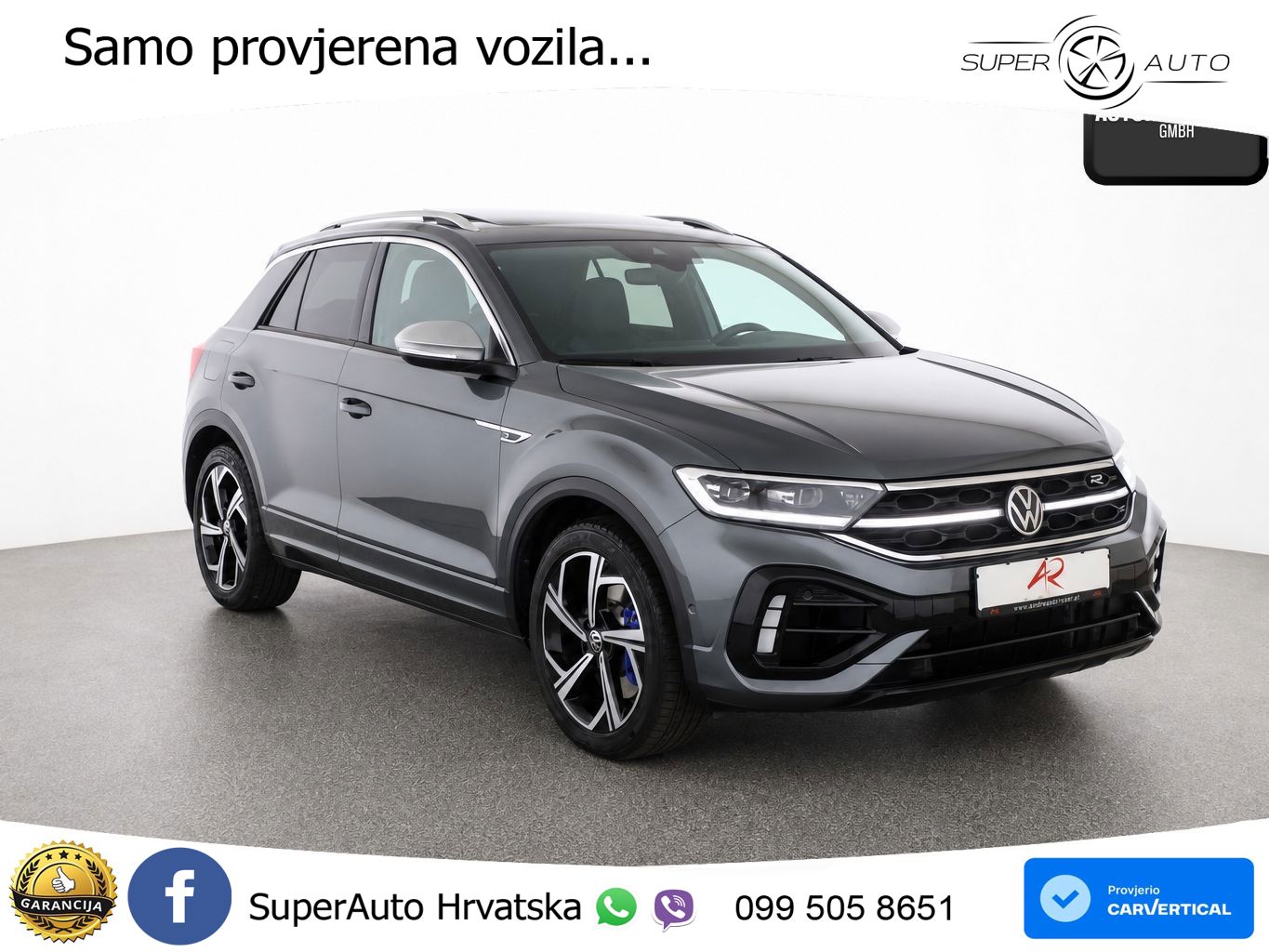 Volkswagen T-Roc I R 2.0 TSI (300 KS) OPF 4M DSG MATRIX+GR SJED+KAM