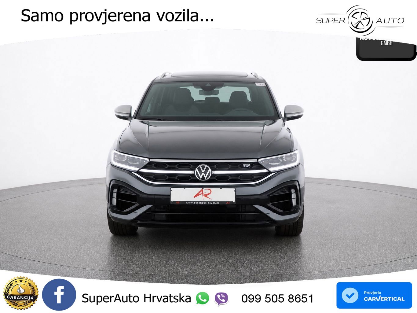 Volkswagen T-Roc I R 2.0 TSI (300 KS) OPF 4M DSG MATRIX+GR SJED+KAM