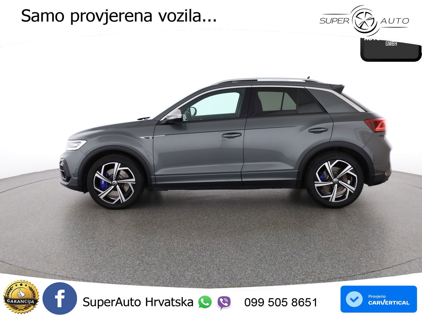 Volkswagen T-Roc I R 2.0 TSI (300 KS) OPF 4M DSG MATRIX+GR SJED+KAM