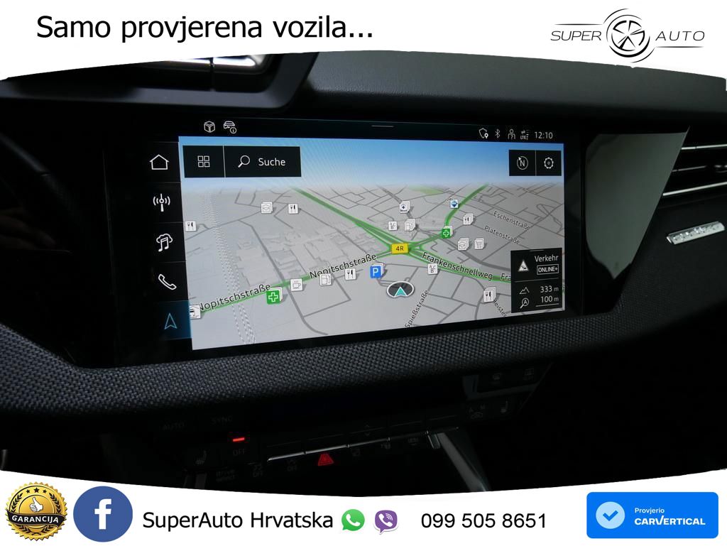 Audi S3 Limuzina 2.0 TFSI (333 KS) quattro S tronic LED+GR SJED+ACC