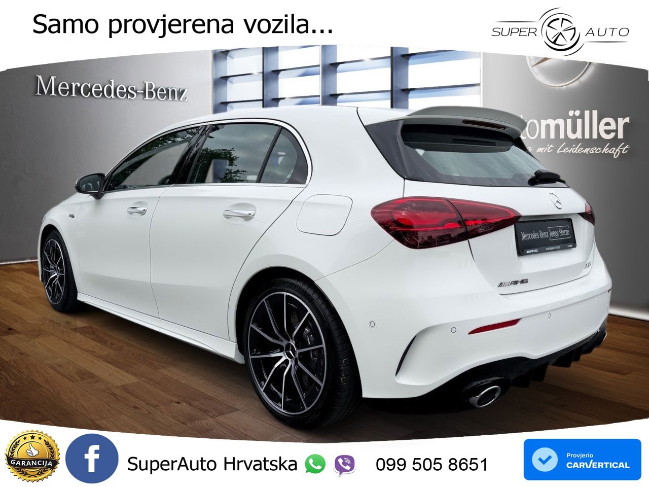 Mercedes-Benz AMG A 35 4MATIC AMG SPEEDSHIFT DCT LED+GR SJED+ACC