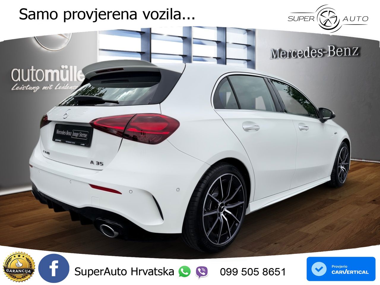 Mercedes-Benz AMG A 35 4MATIC AMG SPEEDSHIFT DCT LED+GR SJED+ACC
