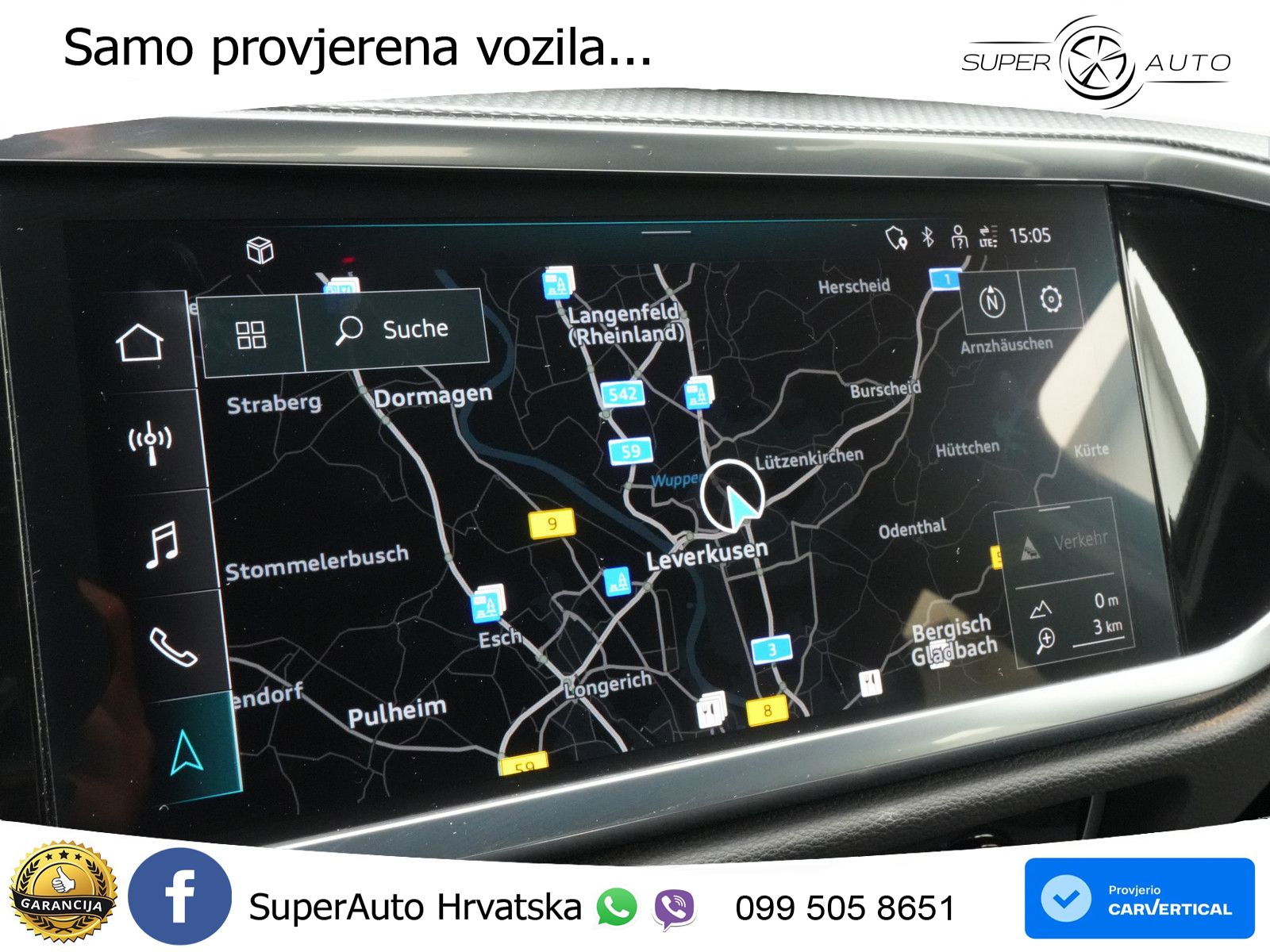 Audi Q3 Sportback 40 TDI (200 KS) quattro S tronic S line LED+GR SJED+ACC
