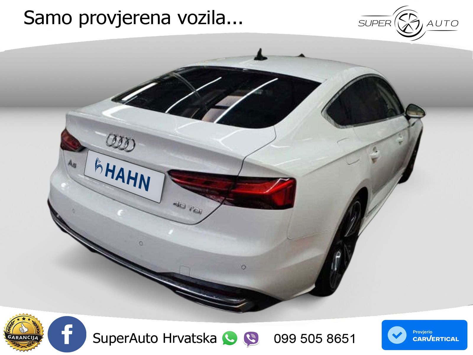 Audi A5 Sportback 40 TDI (204 KS) S tronic advanced LED+GR SJED+ACC