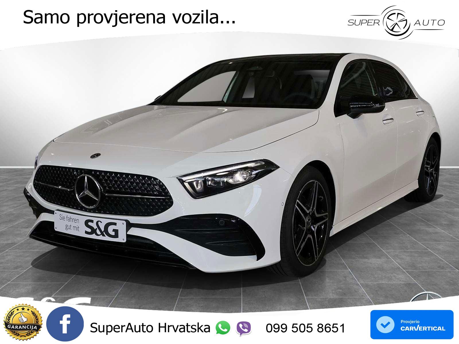 Mercedes-Benz A 200d 8G-DCT AMG LED+GR SJED+ACC