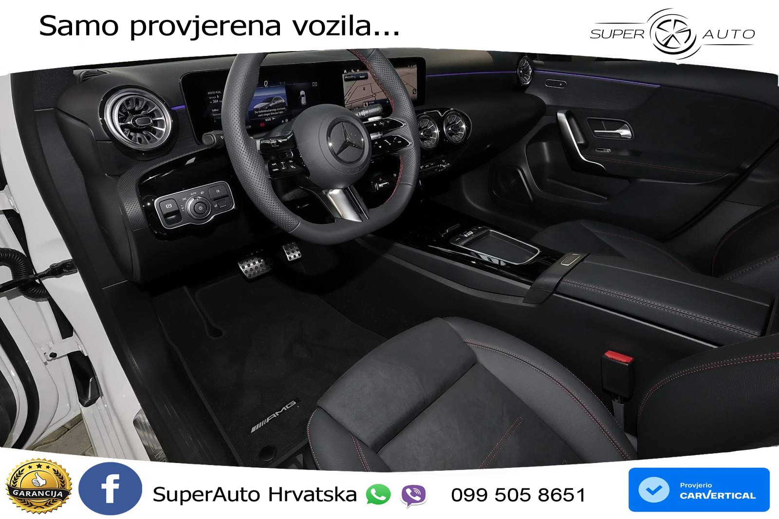 Mercedes-Benz A 200d 8G-DCT AMG LED+GR SJED+ACC