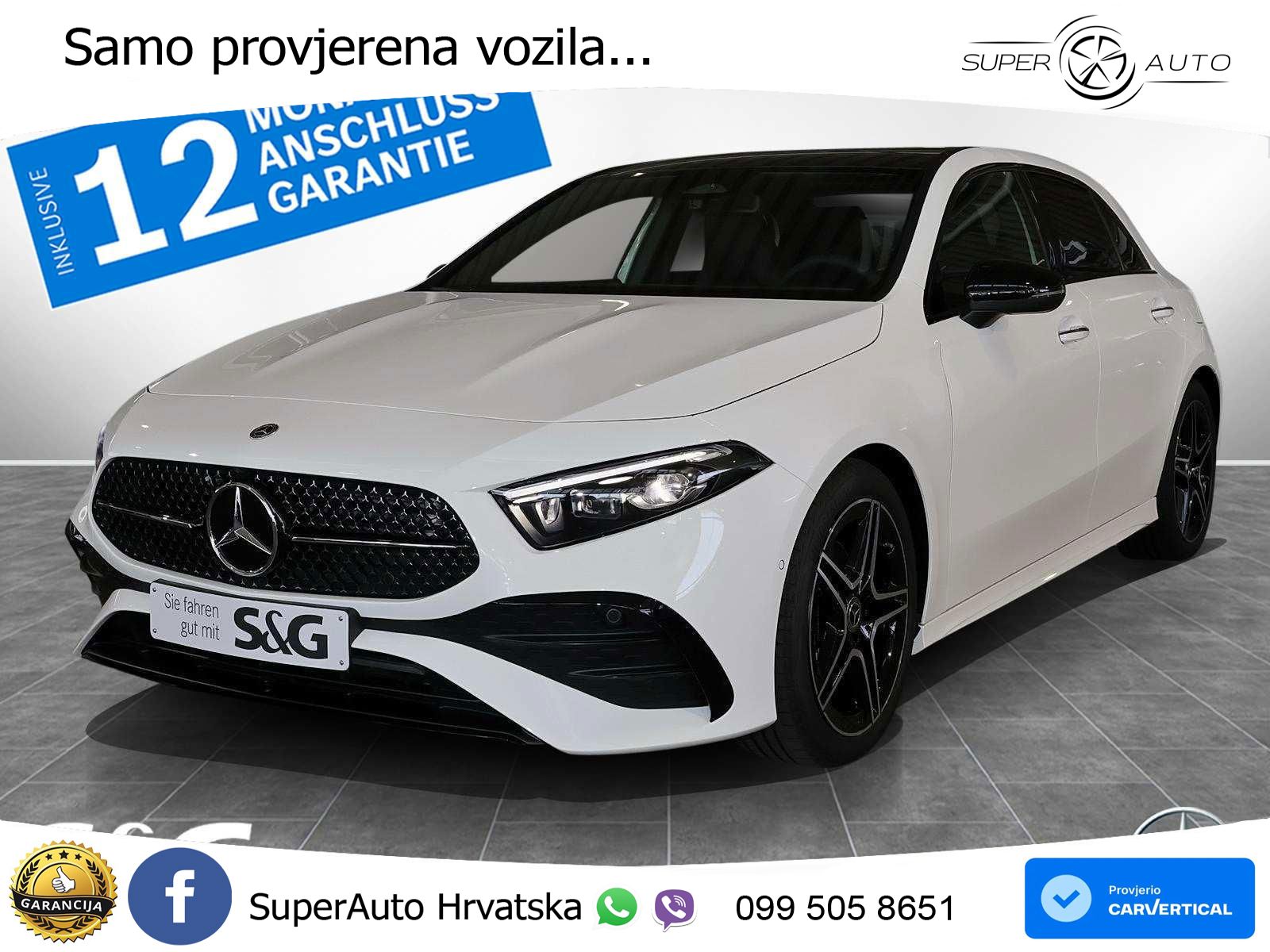 Mercedes-Benz A 200d 8G-DCT AMG LED+GR SJED+ACC