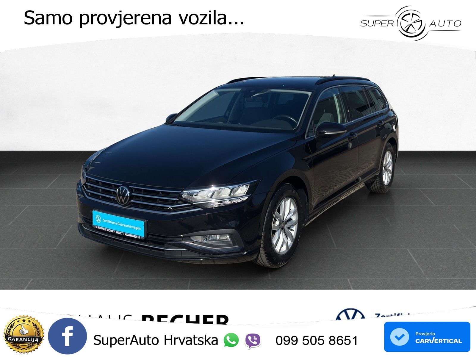 Volkswagen Passat Variant 2.0 TDI (150 KS) DSG Business LED+GR SJED+ACC