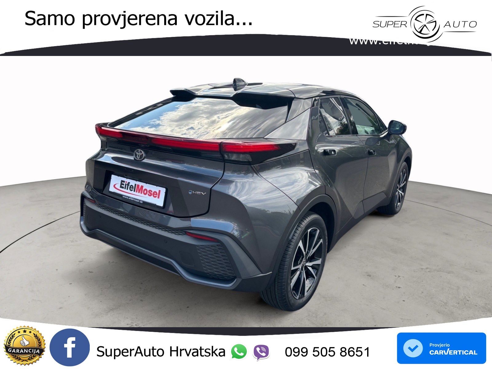 Toyota C-HR 2.0 (198 KS) Hybrid e-CVT Team Deutschland LED+GR SJED+ACC