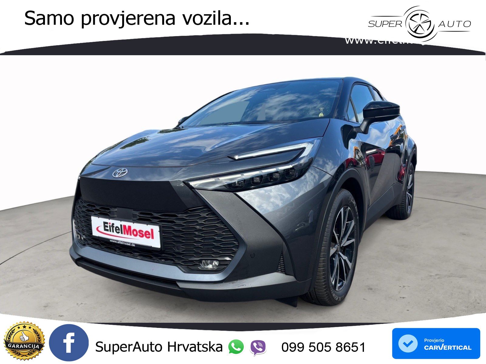 Toyota C-HR 2.0 (198 KS) Hybrid e-CVT Team Deutschland LED+GR SJED+ACC