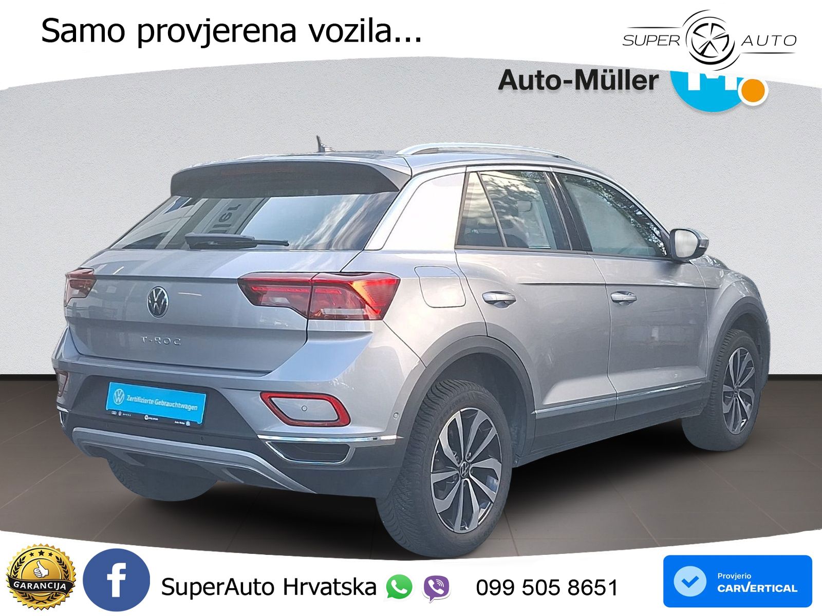 Volkswagen T-Roc 1.5 TSI (150 KS) DSG LED+GR SJED+ACC