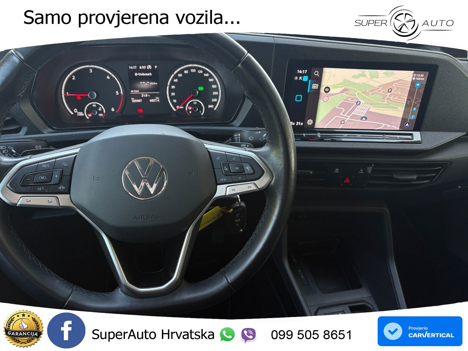 Volkswagen Caddy Cargo Maxi 2,0 TDI DSG Navi Climatronic 122 KS