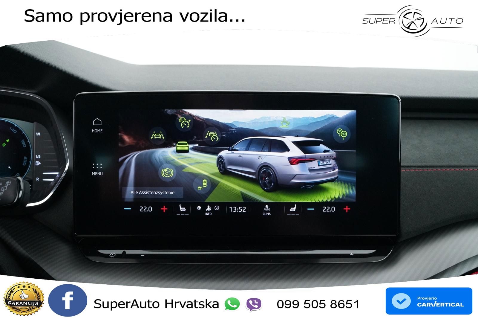 Škoda Octavia Combi RS 2.0 TDI (200 KS) DSG LED+GR SJED+ACC