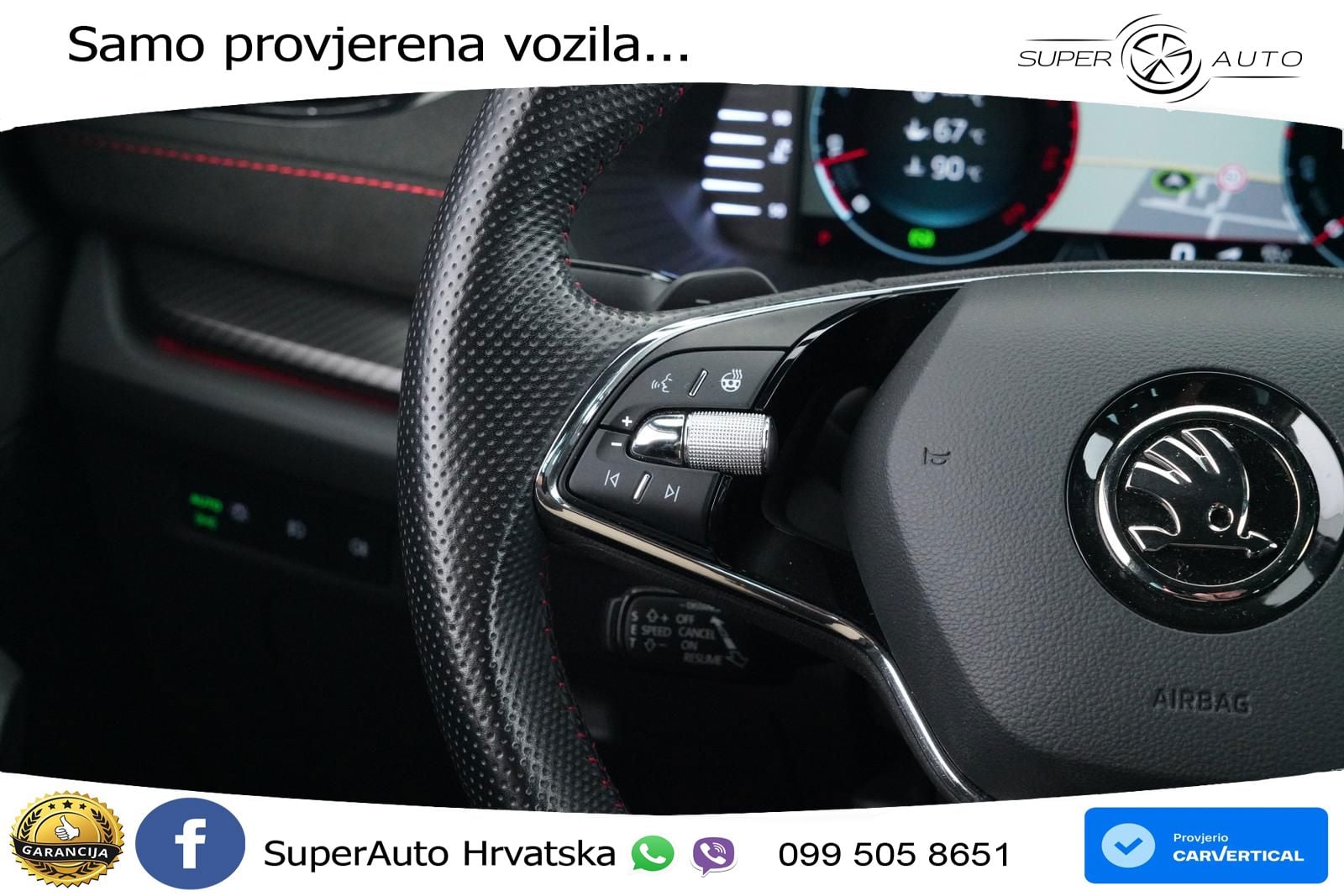 Škoda Octavia Combi RS 2.0 TDI (200 KS) DSG LED+GR SJED+ACC