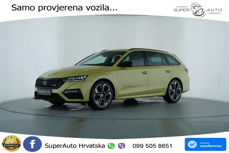 Škoda Octavia Combi RS 2.0 TDI (200 KS) DSG LED+GR SJED+ACC