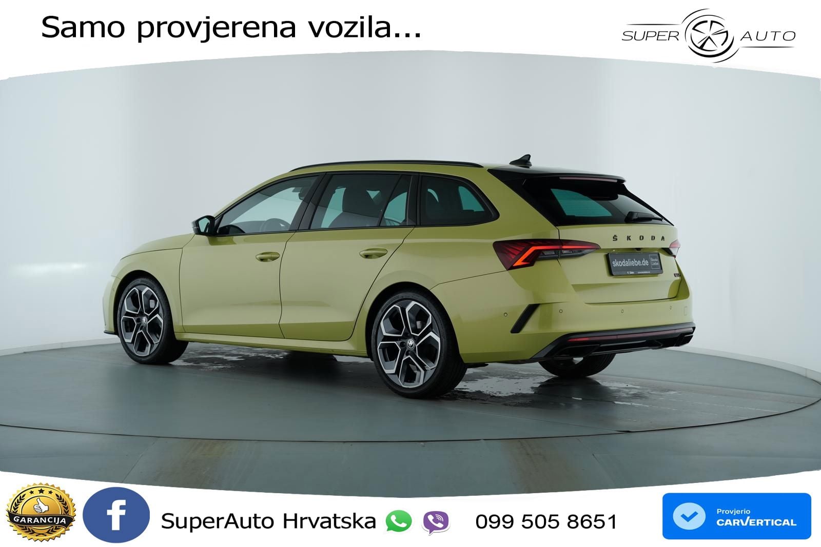 Škoda Octavia Combi RS 2.0 TDI (200 KS) DSG LED+GR SJED+ACC