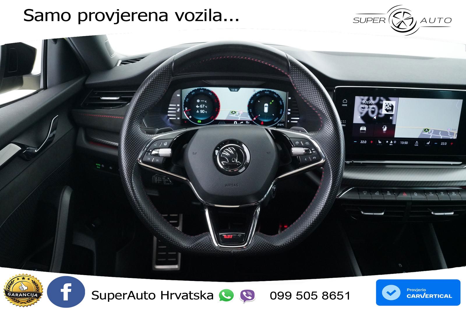 Škoda Octavia Combi RS 2.0 TDI (200 KS) DSG LED+GR SJED+ACC
