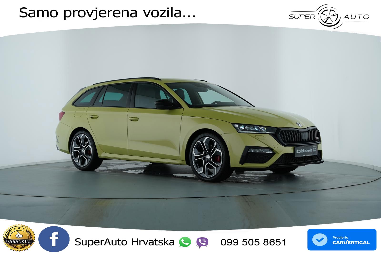 Škoda Octavia Combi RS 2.0 TDI (200 KS) DSG LED+GR SJED+ACC