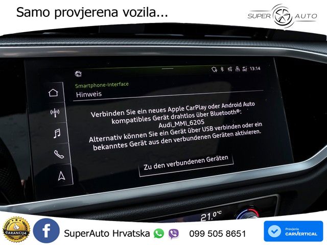 Audi Q3 Sportback 40 TDI (200 KS) quattro S tronic S line LED+GR SJED+ACC