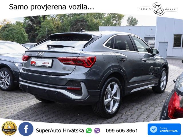 Audi Q3 Sportback 40 TDI (200 KS) quattro S tronic S line LED+GR SJED+ACC
