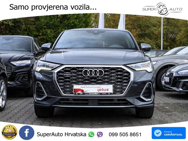 Audi Q3 Sportback 40 TDI (200 KS) quattro S tronic S line LED+GR SJED+ACC